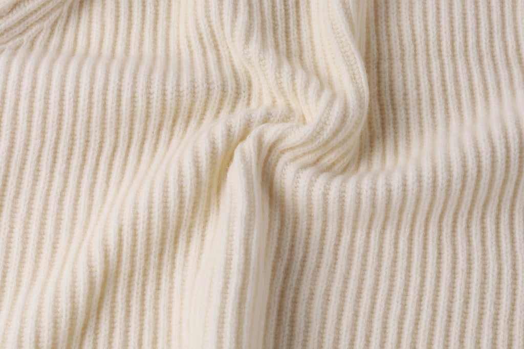 Fine Wool Turtleneck Zip Cardigan