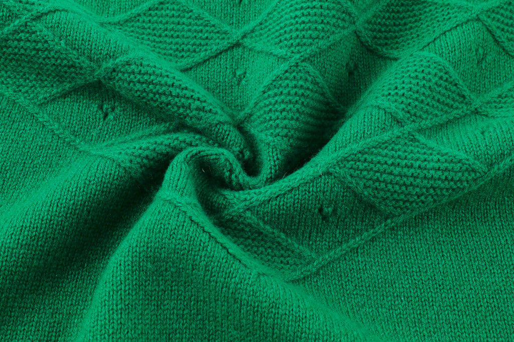 Fresh Green Cable Knit Vest