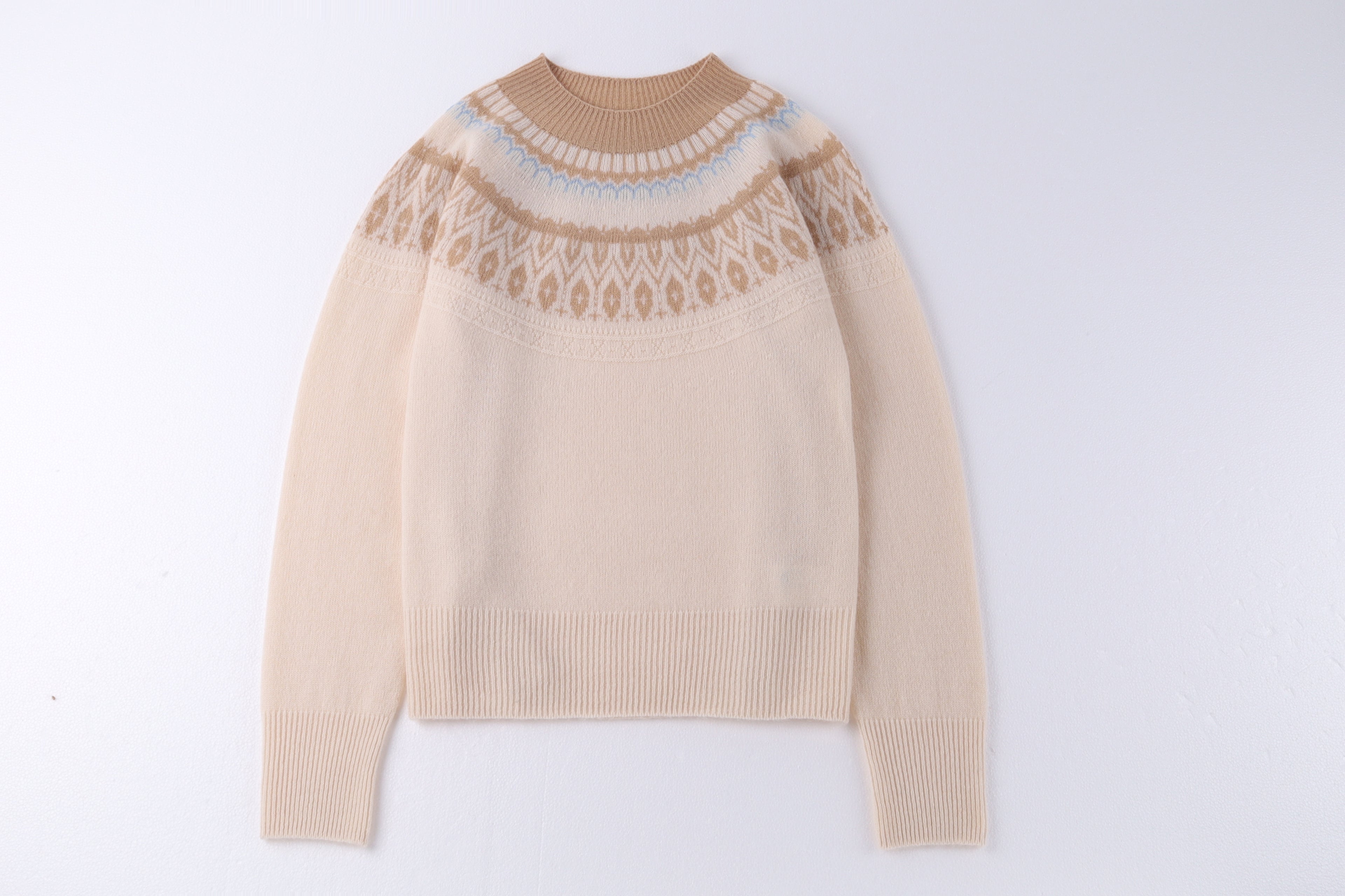 Textured Wool Crewneck Jumper