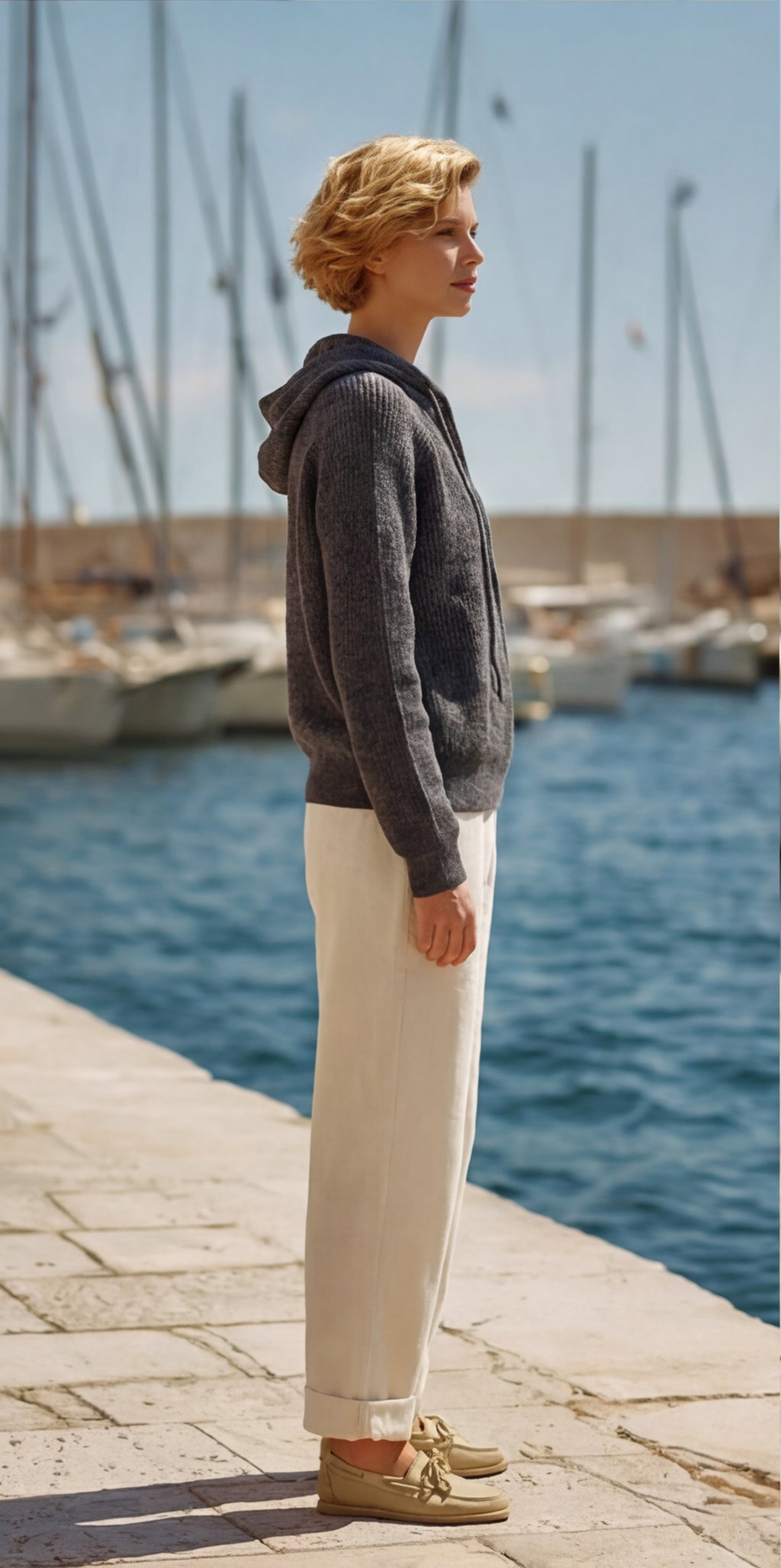 Vintage Interloop Wool Hoodie Jumper