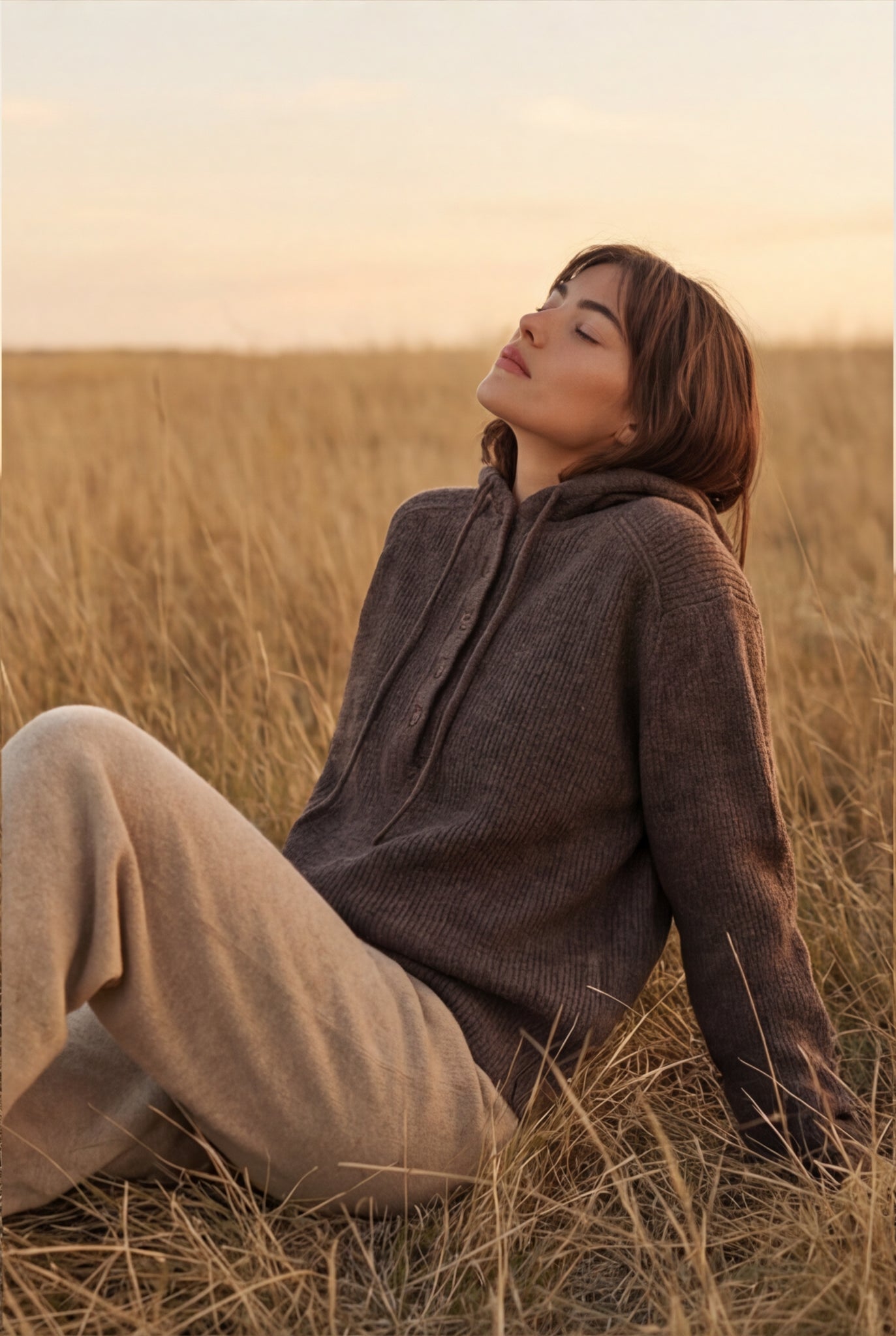 Vintage Interloop Wool Hoodie Jumper