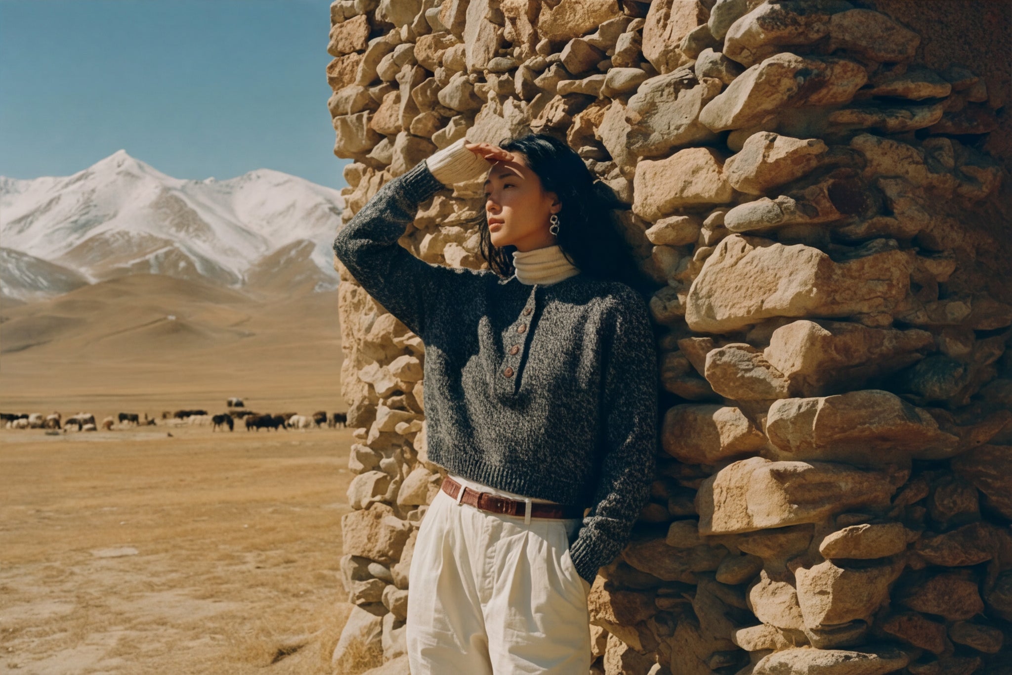 Classic Crew Neck Knit Jumper