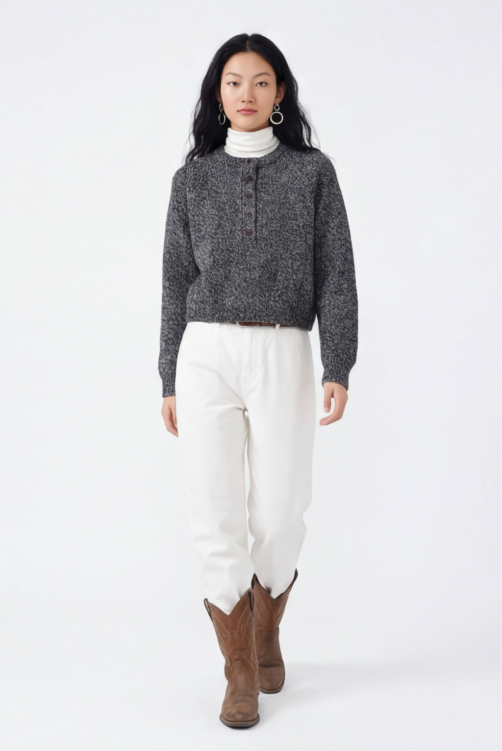 Classic Crew Neck Knit Jumper