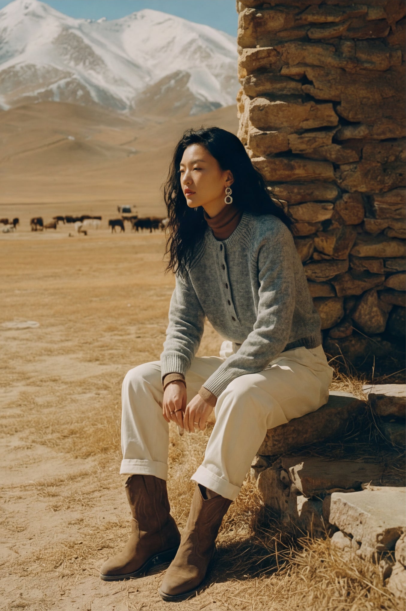 Classic Crew Neck Knit Jumper