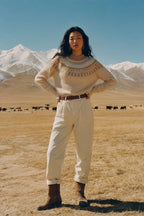 Textured Wool Crewneck Jumper