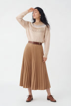 Textured Wool Crewneck Jumper