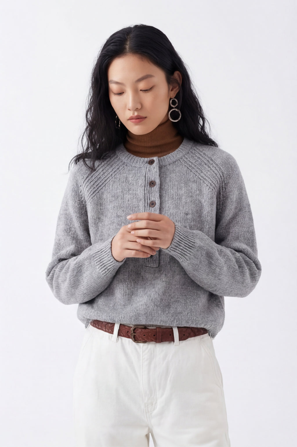 Classic Crew Neck Knit Jumper