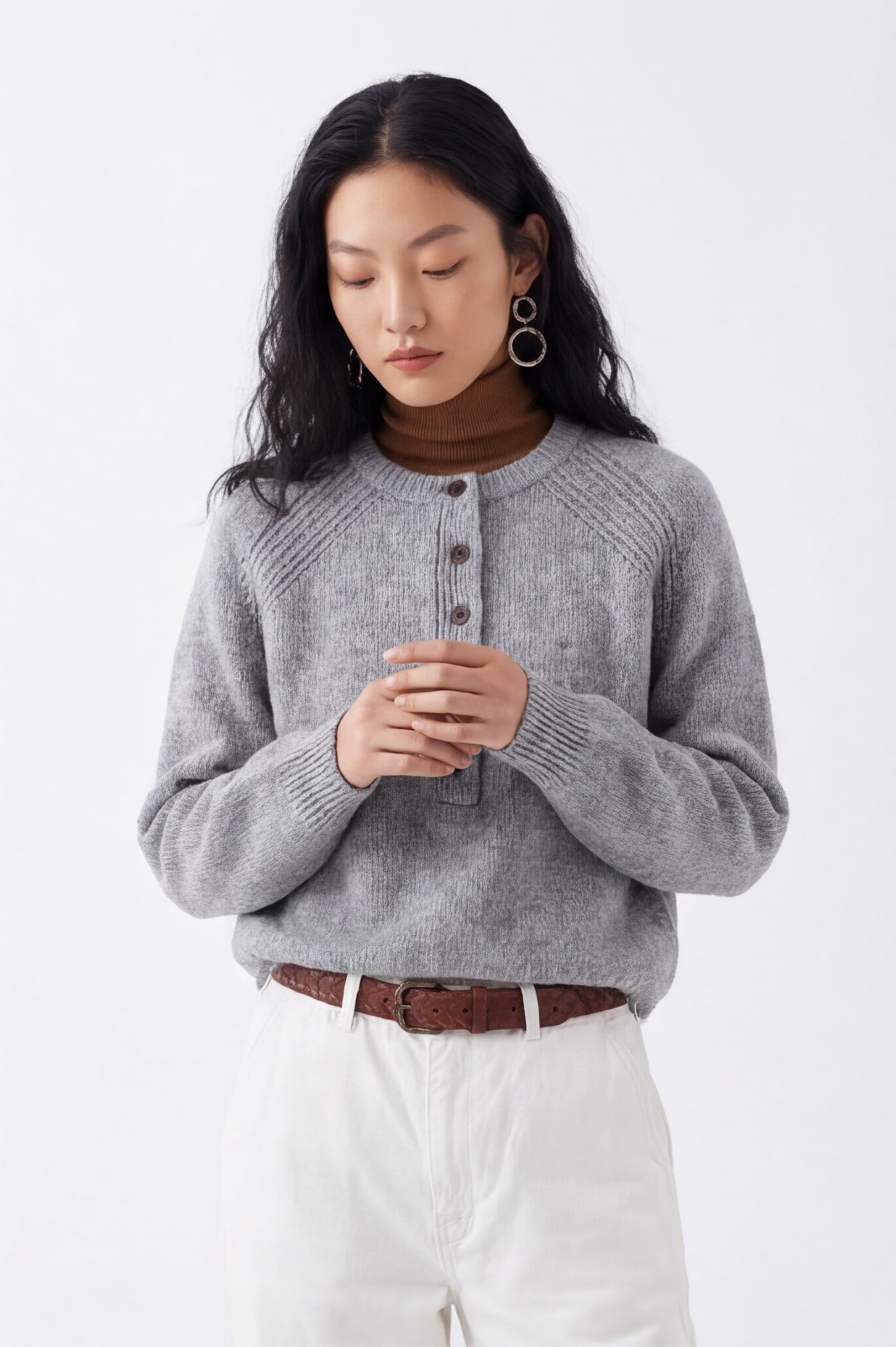 Classic Crew Neck Knit Jumper