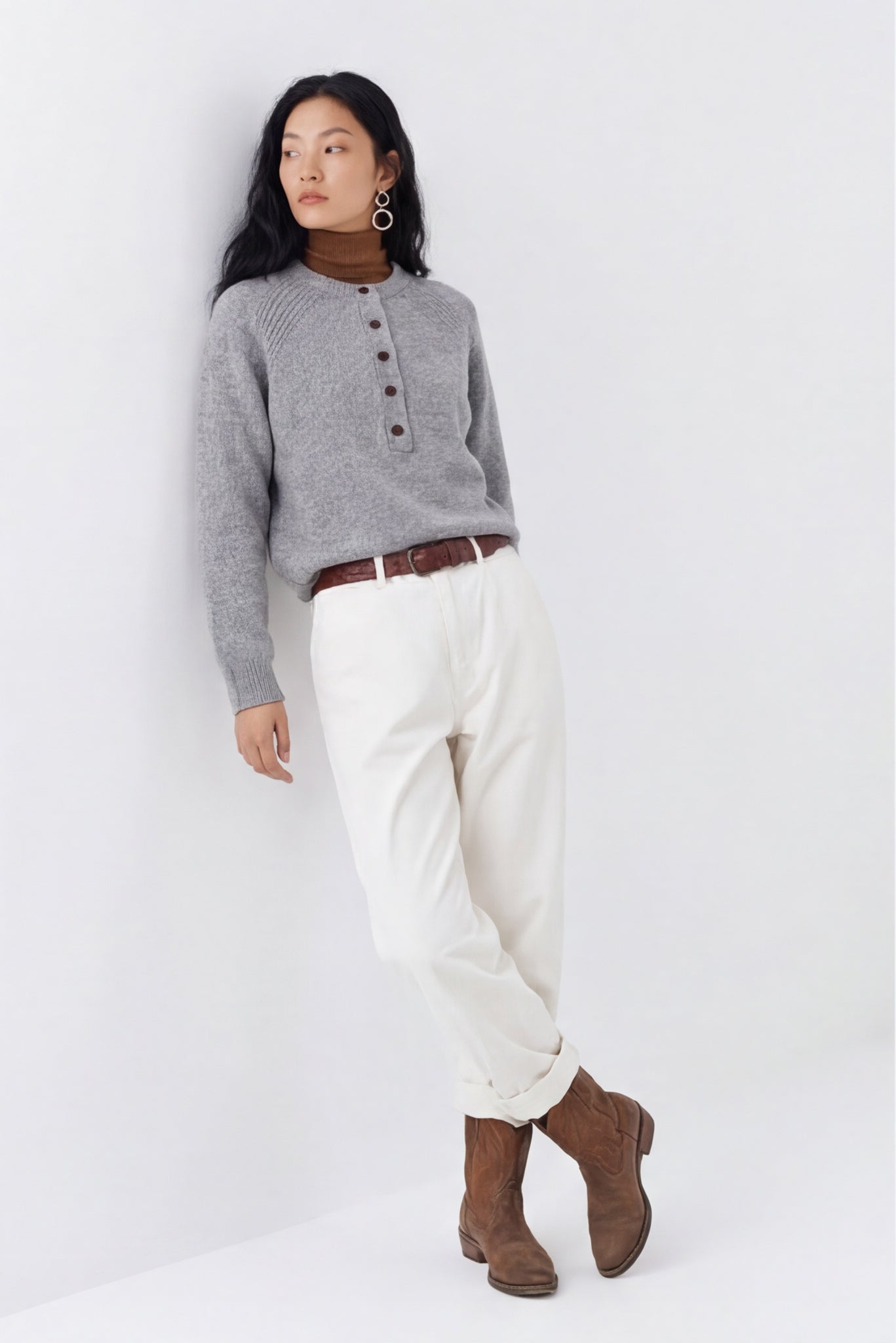 Classic Crew Neck Knit Jumper