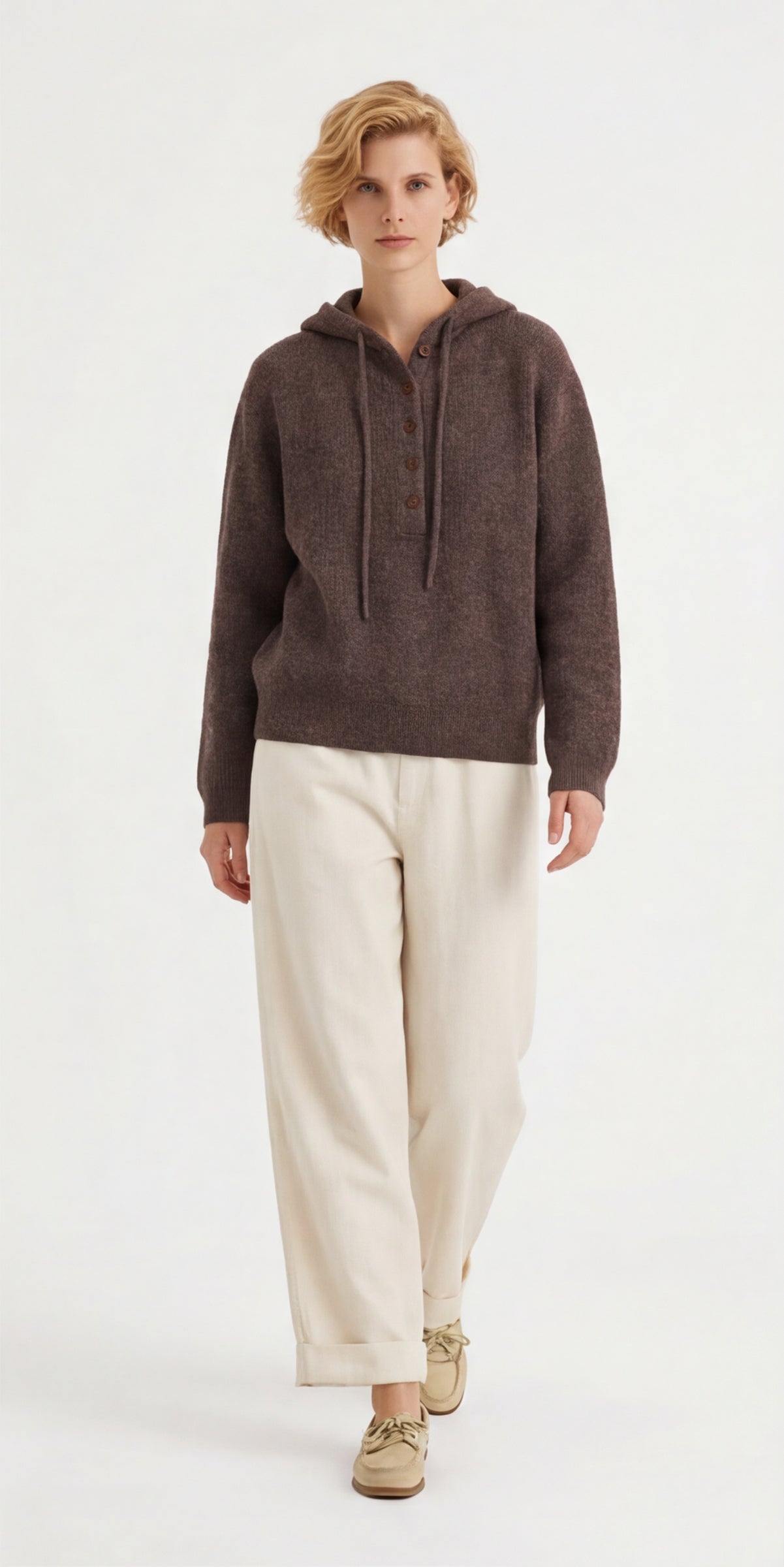 Vintage Interloop Wool Hoodie Jumper