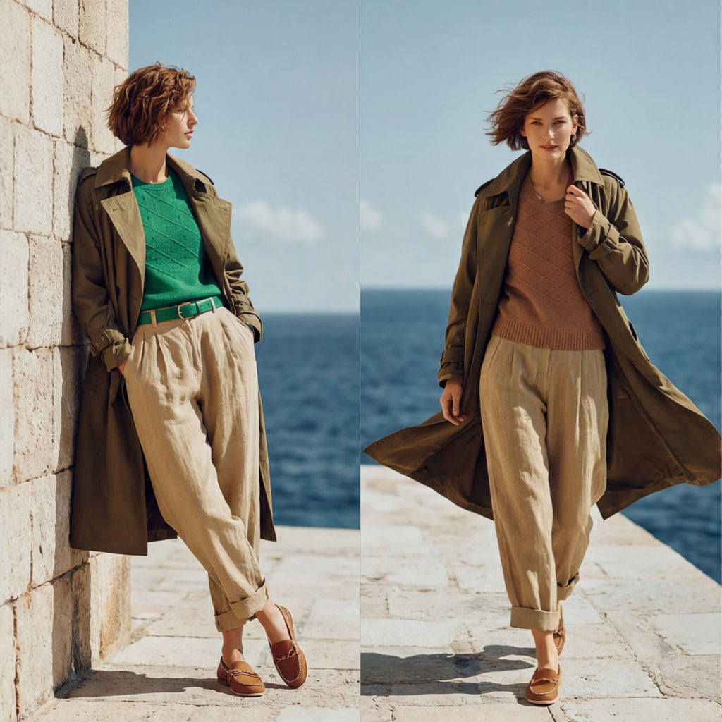 Classic Brown Cable Knit Vest