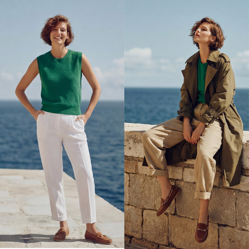 Classic Brown Cable Knit Vest