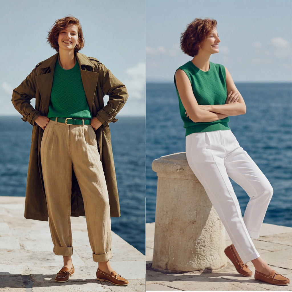 Classic Brown Cable Knit Vest