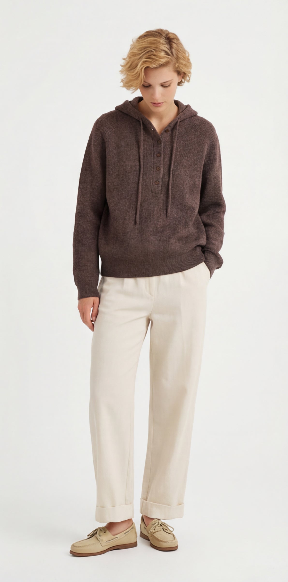 Vintage Interloop Wool Hoodie Jumper