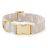 Flax Lines Dog Collar