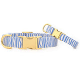 Blue Waves Dog Collar